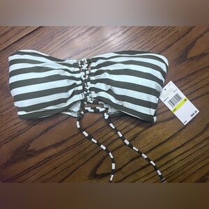 NWT Michael Kors Ivy bandeau bikini top